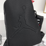 5A Printed Logo Casual Large Capacity Backpack Black