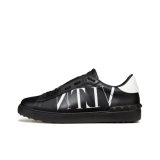 Original Garavani Open VLTN Logo Sneakers White Black Bronze