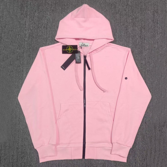 5A Hooded Sweatshirt Jacket Pink