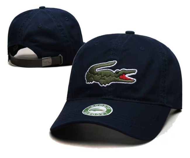 5A Simple Embroidered Logo Baseball Caps Dark Blue