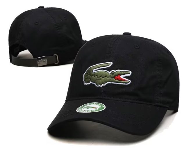 5A Simple Embroidered Logo Baseball Caps Black