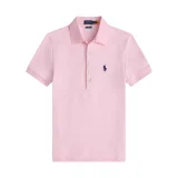 5A Women Slim Fit Stretch Polo Shirt Pink