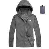 5A Men Women Windproof Jacket Grey