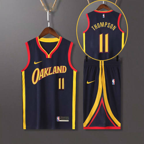 5A NBA Jerseys Suit Sleeveless Jersey Shorts Set Black