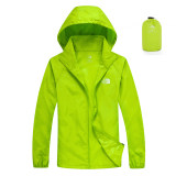 5A Men Women Windproof Jacket Green