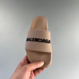 5A Letter Logo Pool Slide Slipper Black