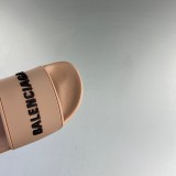 5A Letter Logo Pool Slide Slipper Black