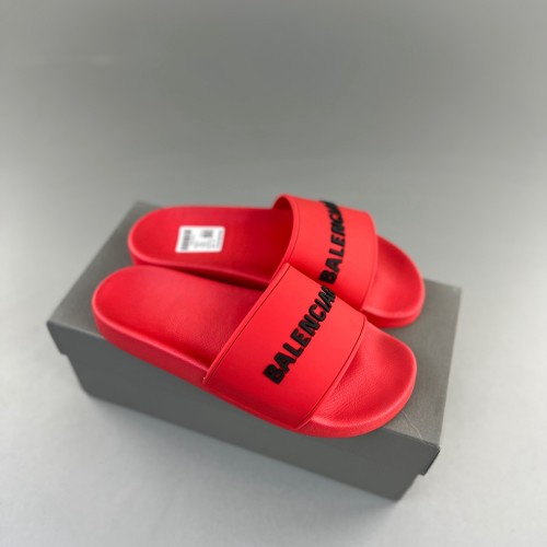 5A Letter Logo Pool Slide Slipper Red