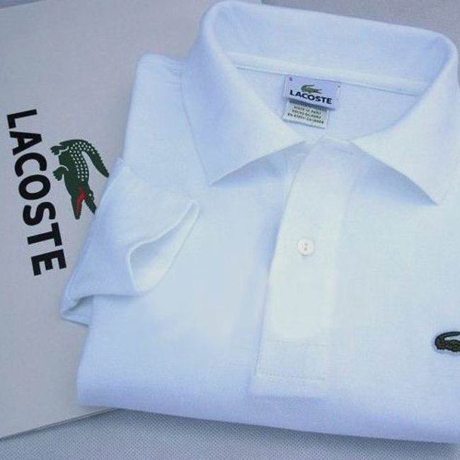 5A Classic Fit Long Sleeve Polo Shirt White