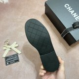 5A Quilted Tab Loafers Black Leather