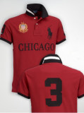 Men's Embroidered Polo Shirt Red
