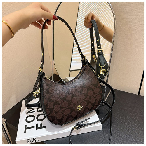5A Women's Bailey Hobo Handbag Brown