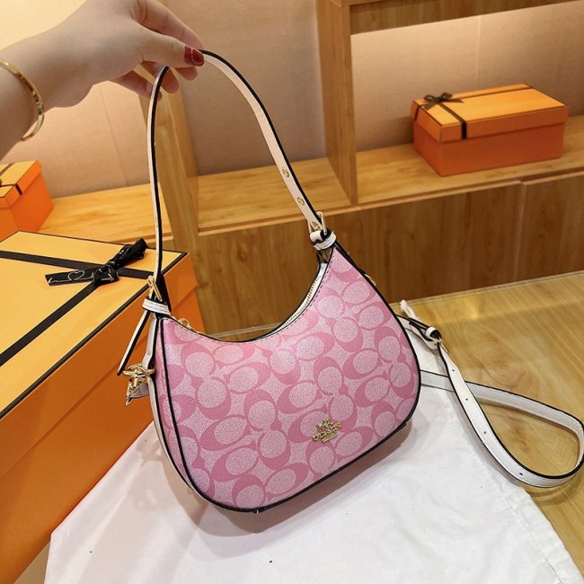 5A Women's Bailey Hobo Handbag Pink