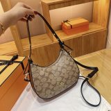5A Women's Bailey Hobo Handbag Khaki