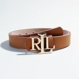 Simple Versatile Letter Logo Belt Brown