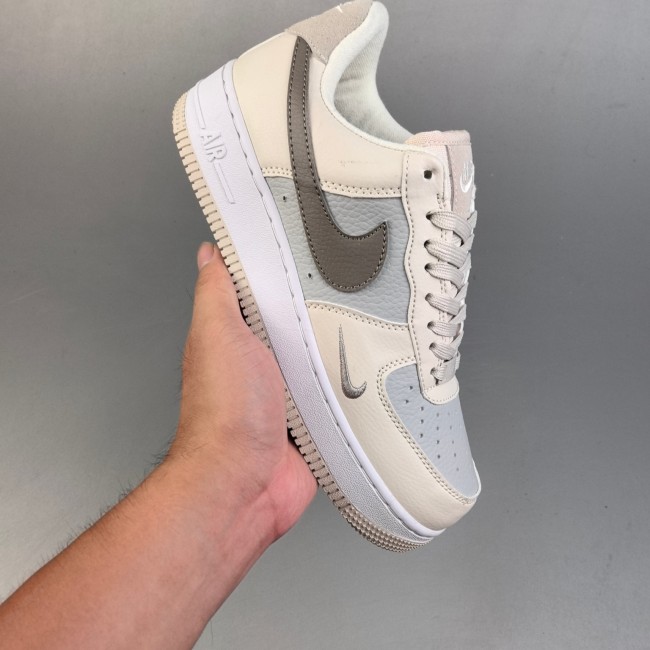 5A Air Force 1 Low Casual Sneakers Beige