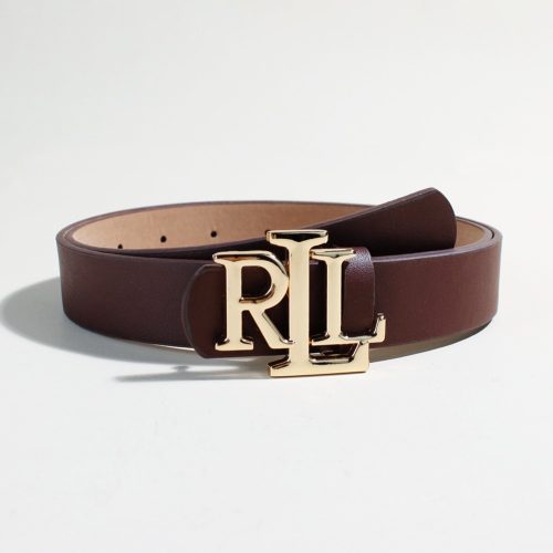 Simple Versatile Letter Logo Belt Brown