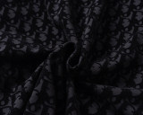 5A Spring Summer Flocked Printed Short Sleeve Polo Shirt Black 30106#