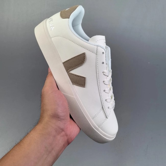 5A Campo Low Chromefree Leather Shoes White