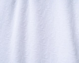 5A Spring Summer Flocked Printed Short Sleeve Polo Shirt White 30106#