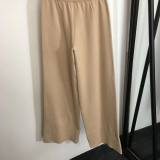 5A Women's Sweater Hoodie Pants Suit Khaki