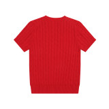Original Women's Pony Logo Cotton Cable Knit T-shirt
