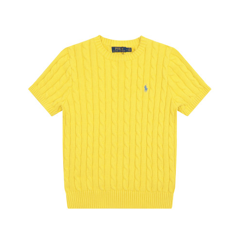 Original Women's Pony Logo Cotton Cable Knit T-shirt
