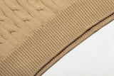 Original Men's Pony Logo Cotton Cable Knit Polo Shirt with Button Collar