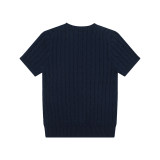 Original Women's Pony Logo Cotton Cable Knit T-shirt