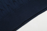 Original Men's Pony Logo Cotton Cable Knit Polo Shirt with Button Collar