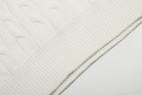 Original Men's Pony Logo Cotton Cable Knit Polo Shirt with Button Collar
