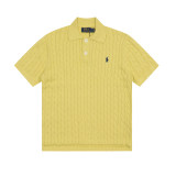 Original Women's Pony Logo Cotton Cable Knit Polo Shirt