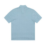 Original Women's Pony Logo Cotton Cable Knit Polo Shirt