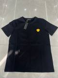 5A Unisex Cotton Embroidery T-shirt Black