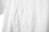 5A Unisex Cotton Embroidery T-shirt Black