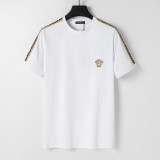 5A Unisex Cotton Embroidery T-shirt Black