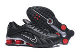 5A Shox R4 Sneakers Running Shoes Black