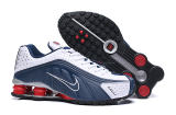5A Shox R4 Sneakers Running Shoes Blue