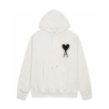 5A Coeur Embroidered Logo Hoodie White
