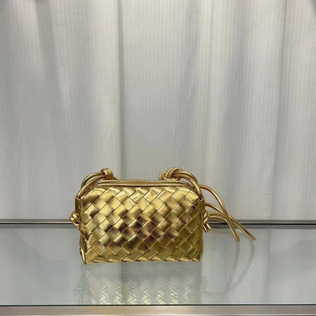 5A Women's Mini Loop Camera Bag Gold