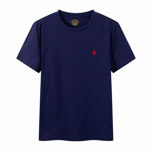 5A Men Jersey Crewneck T-Shirt Blue
