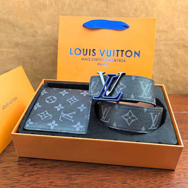 5A Hollow Logo Belt Wallet Gift Box