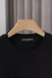 Original 25SS Cotton T-shirt Flocked Graphic Tees Luxe Touch