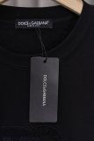 Original 25SS Cotton T-shirt Flocked Graphic Tees Luxe Touch