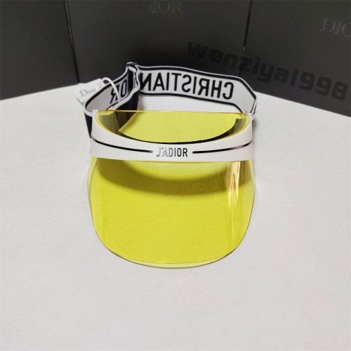 5A DiorClub V1U Fashion Sun Hat Yellow
