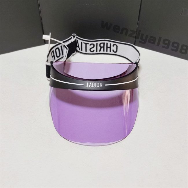 5A DiorClub V1U Fashion Sun Hat Purple