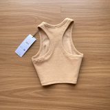 5A Ribbed Crop Tank Top – Women's Knit Fitness & Casual Wear