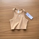 5A Ribbed Crop Tank Top – Women's Knit Fitness & Casual Wear