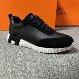 Original Bouncing Sneaker in calfskin Man's Women's Shoes Black
