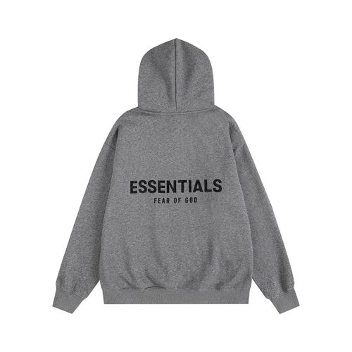 5A Simple Versatile Essentials Hoodie Grey